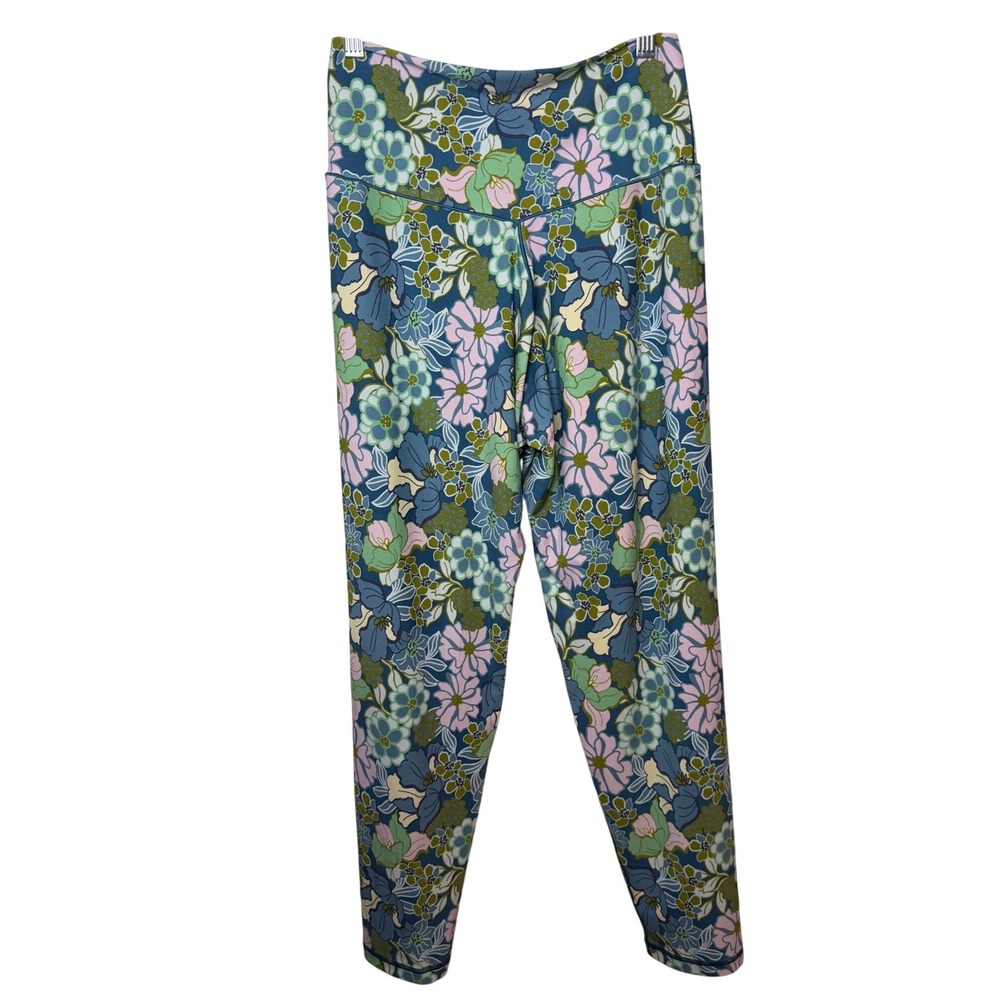 OFFLINE by Aerie Real Me High Rise Crossover 7/8 Floral Leggings XL Activewear - Picture 5 of 5